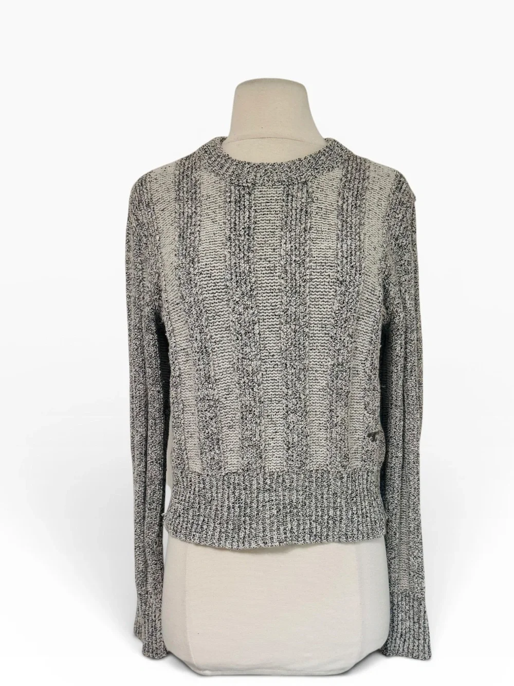 Tory Burch Crewneck Crop Sweater